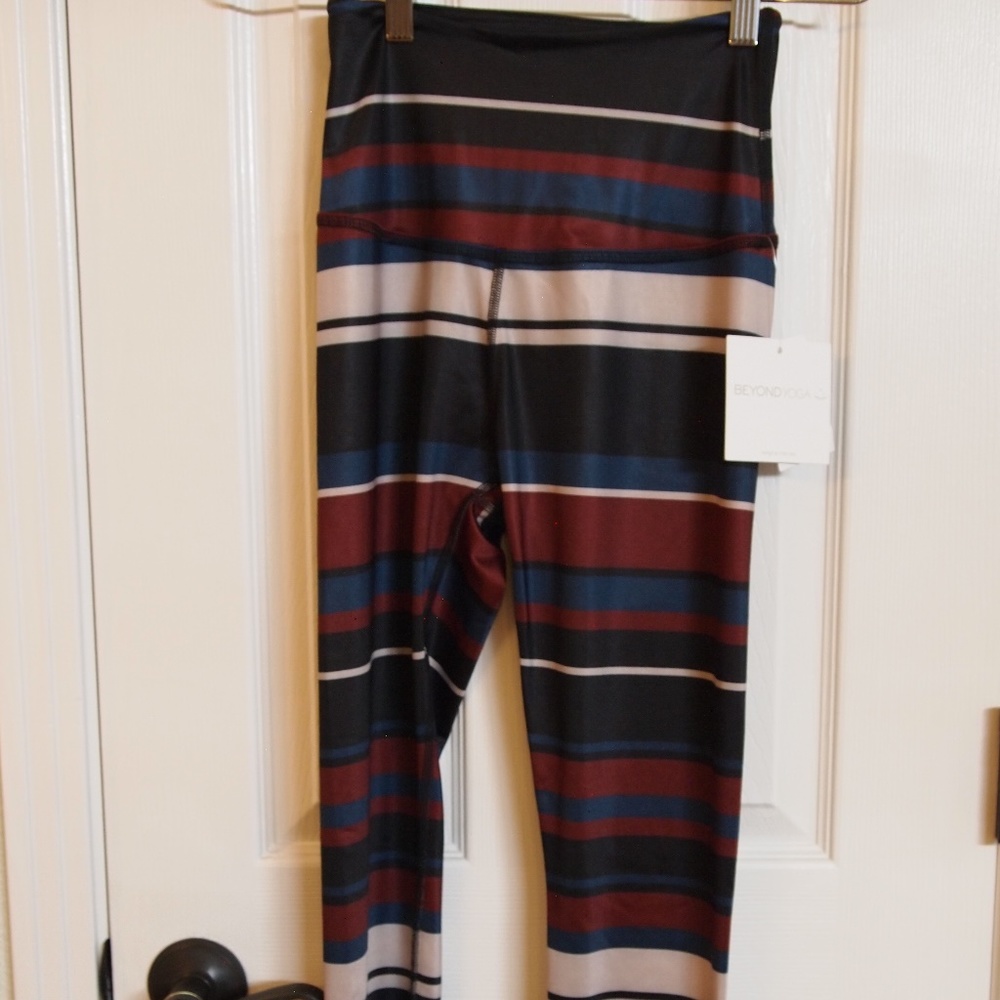Beyond Yoga striped leggings - NWT